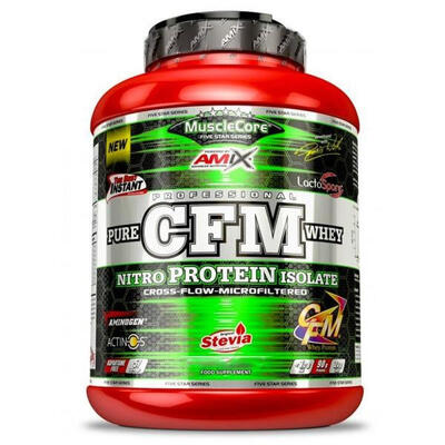 Proteina de suero AMIX Pure CFM Whey Nitro Protein Isolate 1 Kg Doble Chocolate