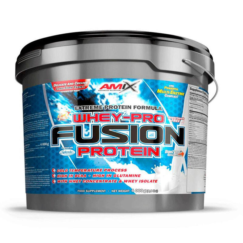 Whey Pro Fusion Protein - 4kg Morango da Amix Nutrition Exclusivo Online                                5 cores disponíveis
 137,70€  Preço por quantidade 34,43€kg AMIX Whey Pro Fusion Protein - 4kg Morango da Amix NutritionVendido e expedido por: NutriCorelam    