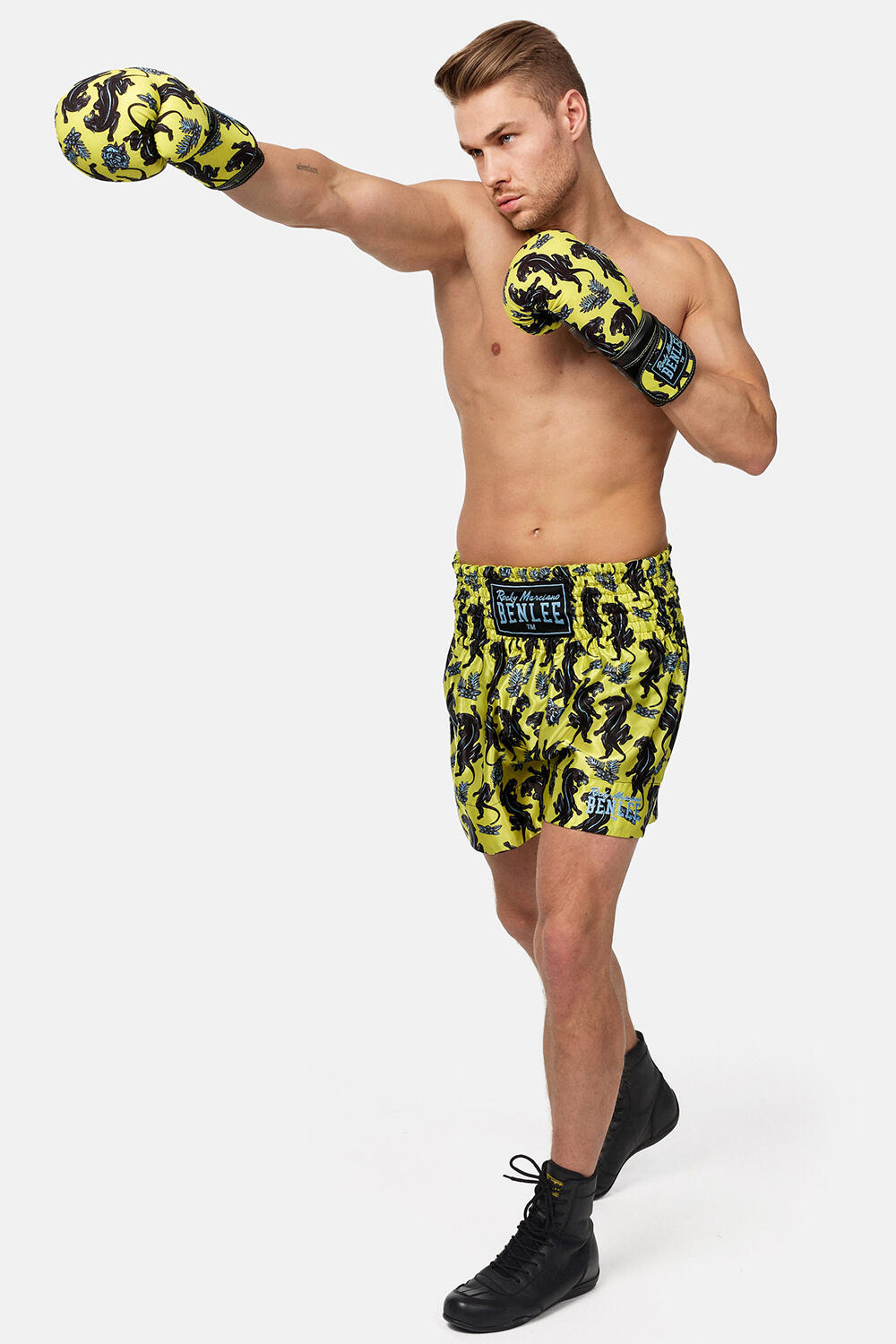 Thai boxing shorts Benlee Panther Thai 3/5