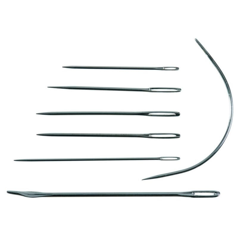 Kit de 7 agulhas para tecido e vela -