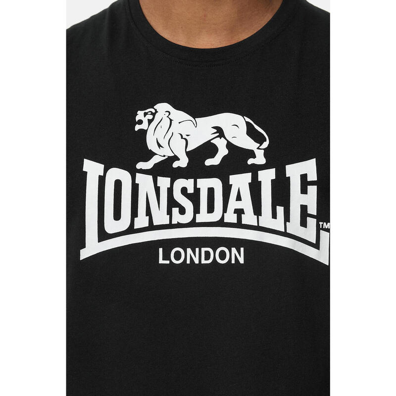 LONSDALE Herren ärmelloses T-Shirt & Shorts Set normale Passform ALLANTON