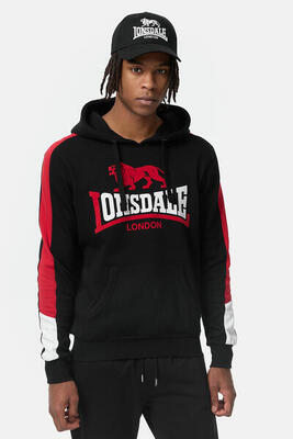 Lonsdale heren sweatshirt met capuchon regular fit langwell
