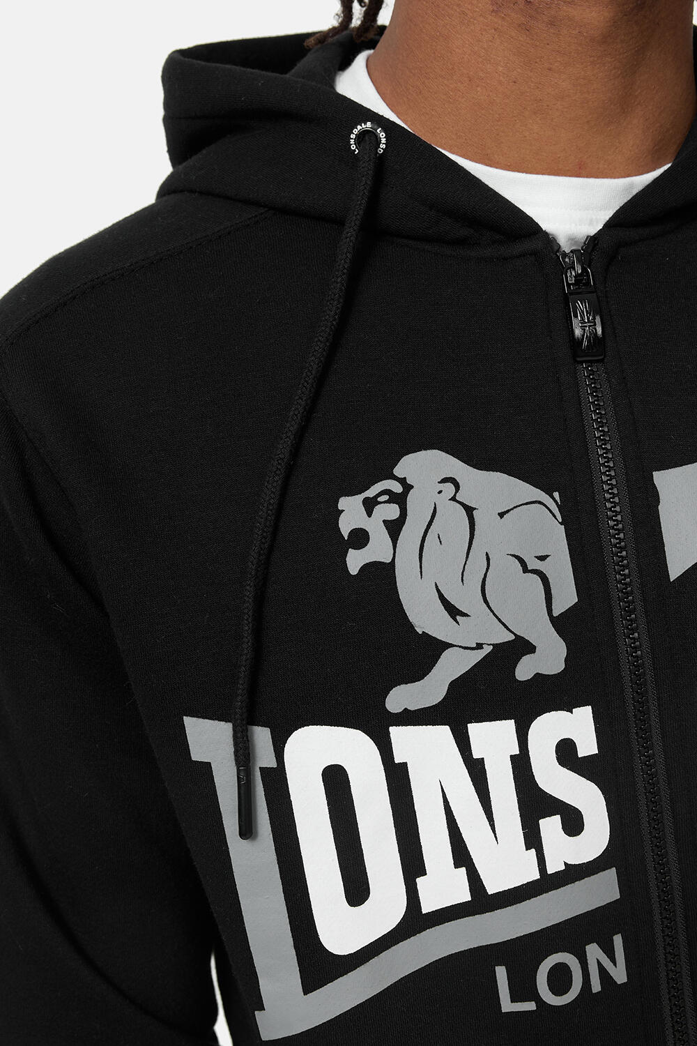 Sudadera con capucha y cremallera Lonsdale Yetlington 5/6