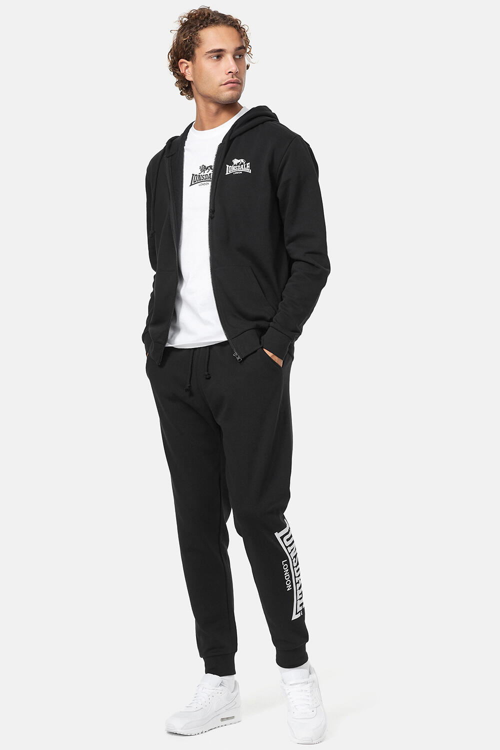 Survêtement à capuche regular fit Lonsdale Lhanbryde 3/5