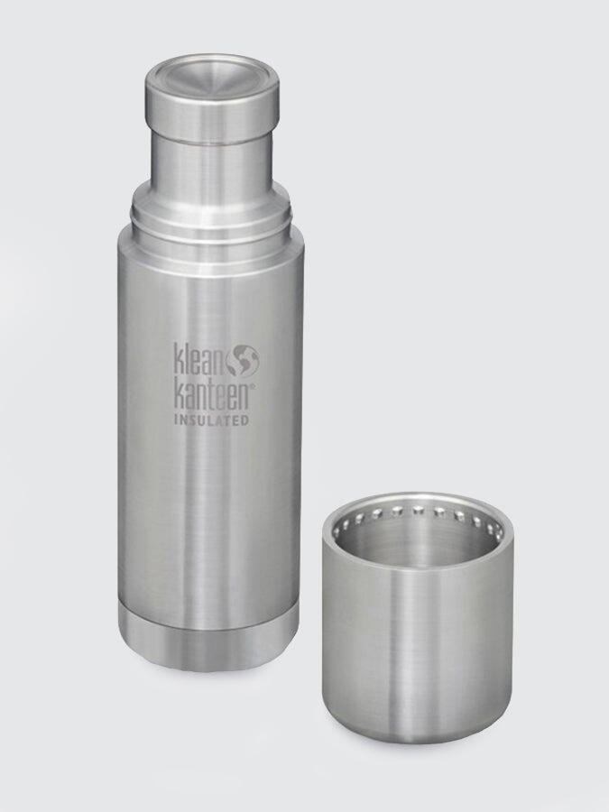 Klean Kanteen TK-Pro Insulated Flask 25oz (750ml) - Brushed Stainless 3/4