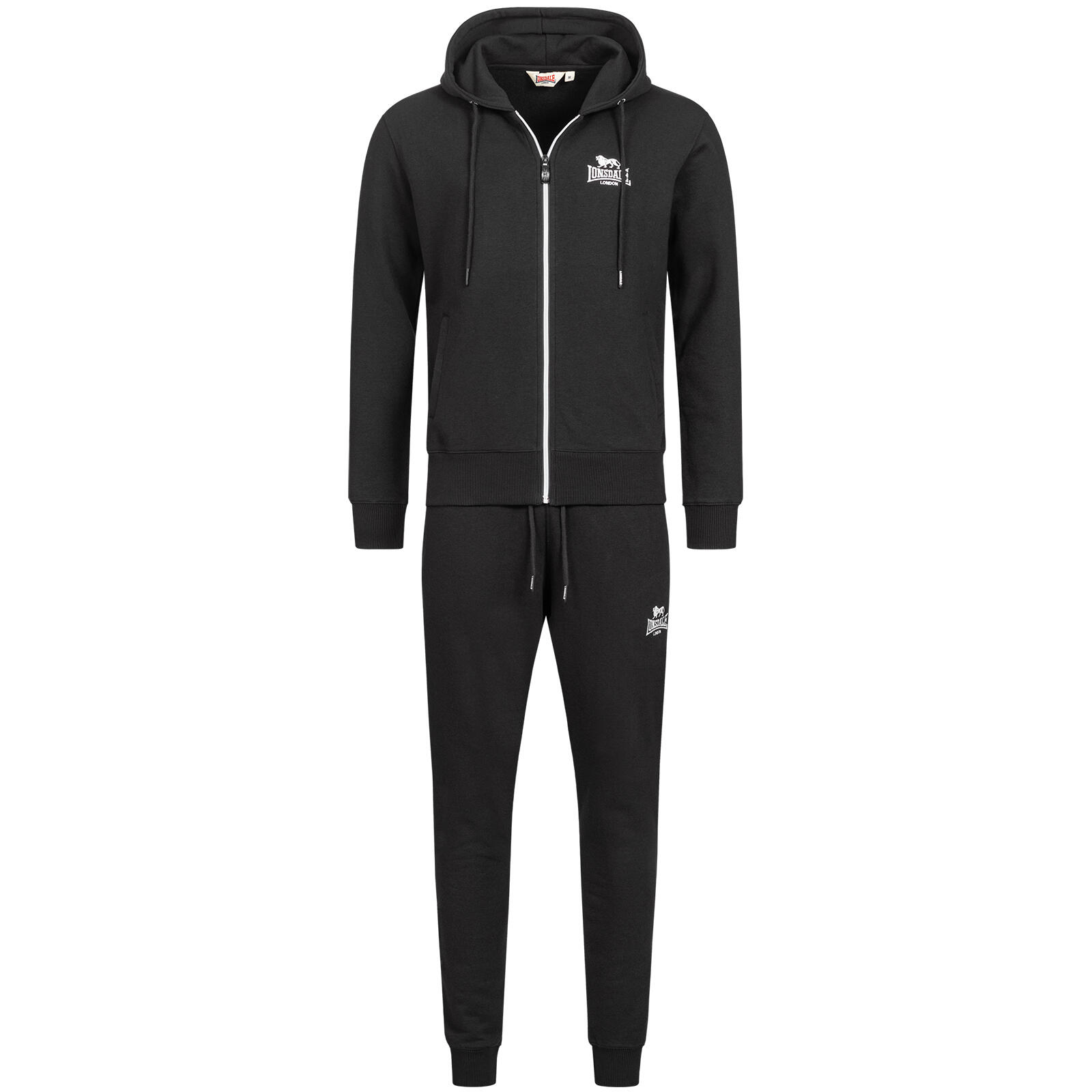 LONSDALE Herren Trainingsanzug mit Kapuze normale Passform ROTTINGEAN 6/7