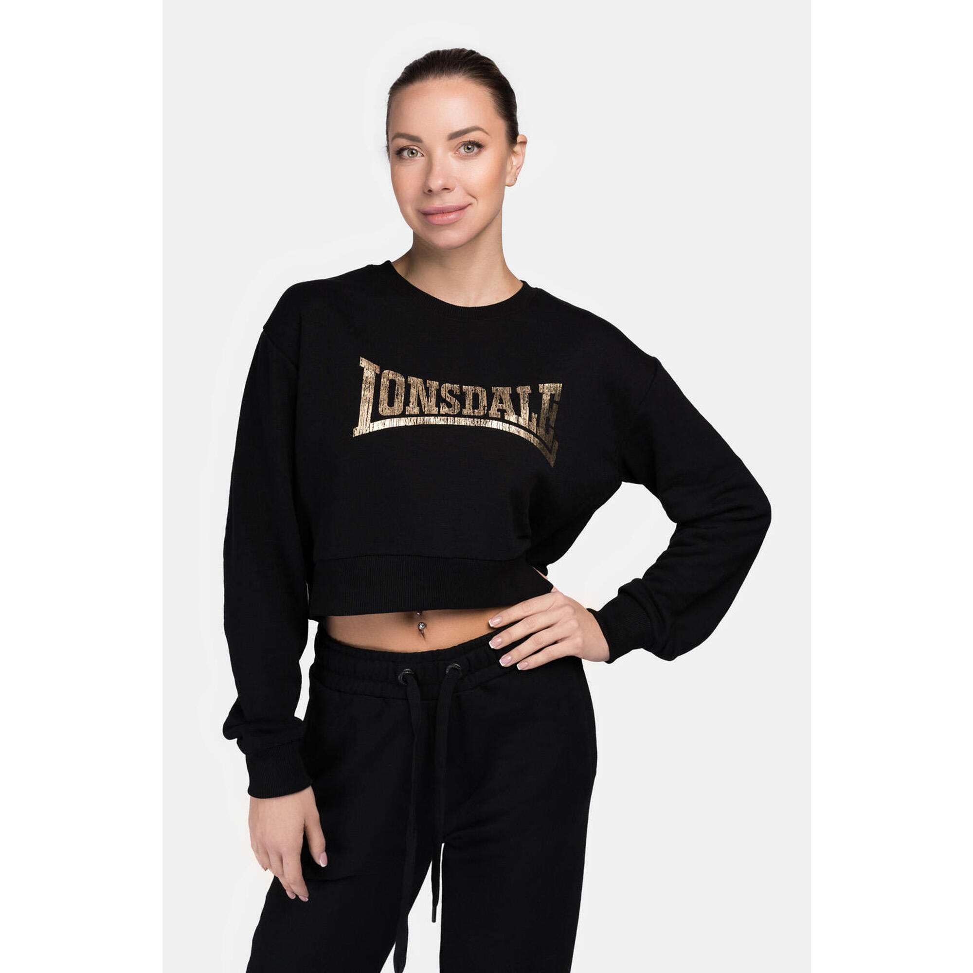 LONSDALE Felpa da donna con scollo rotondo Lonsdale Culbokie