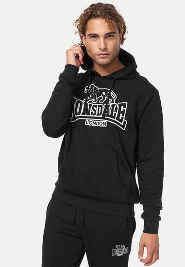 Sweatshirts polaires pour homme Lonsdale Fochabers Noir
