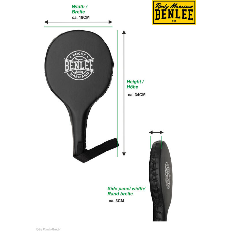 BENLEE Paddles aus Kunstleder ( 1 Paar ) VENTO