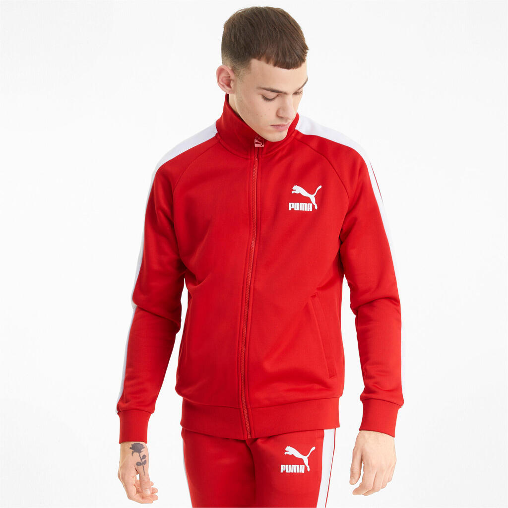 PUMA Mens Iconic T7 Track Jacket - High Risk Red