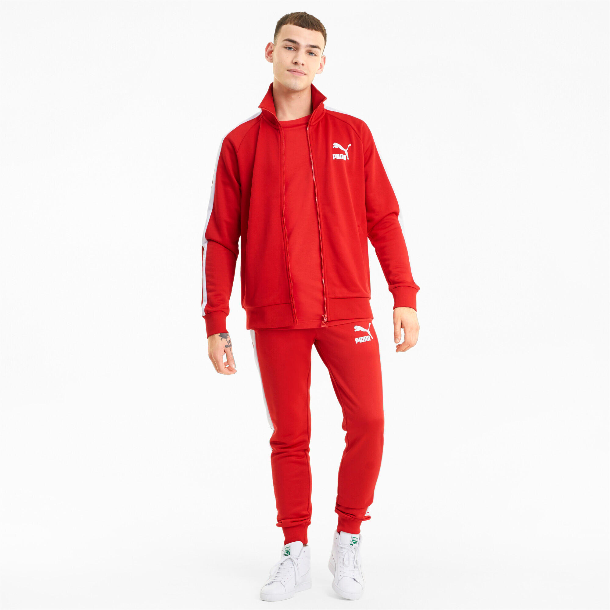 Veste Puma Iconic T7, Rouge, Hommes 3/7