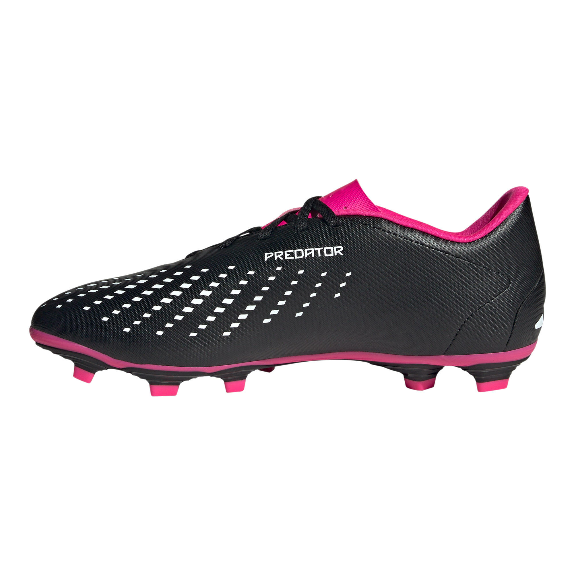 Botte de football homme adidas Predator Accuracy.4 FxG Noir/Rose/Blanc 3/5