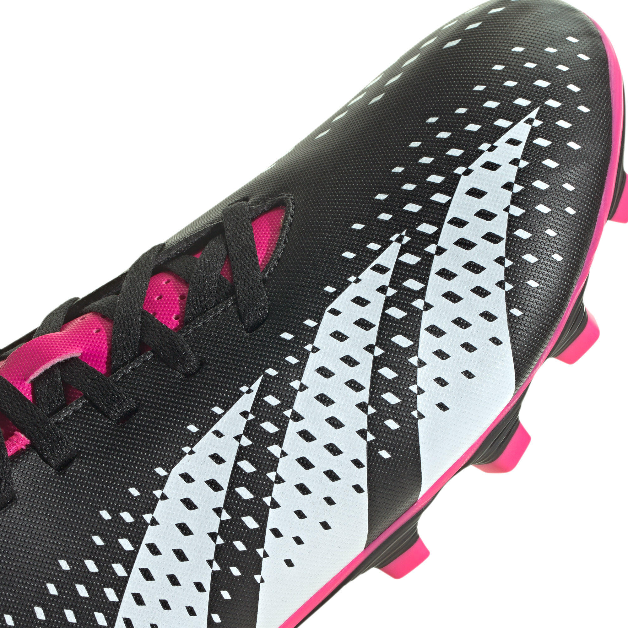 Botte de football homme adidas Predator Accuracy.4 FxG Noir/Rose/Blanc 4/5