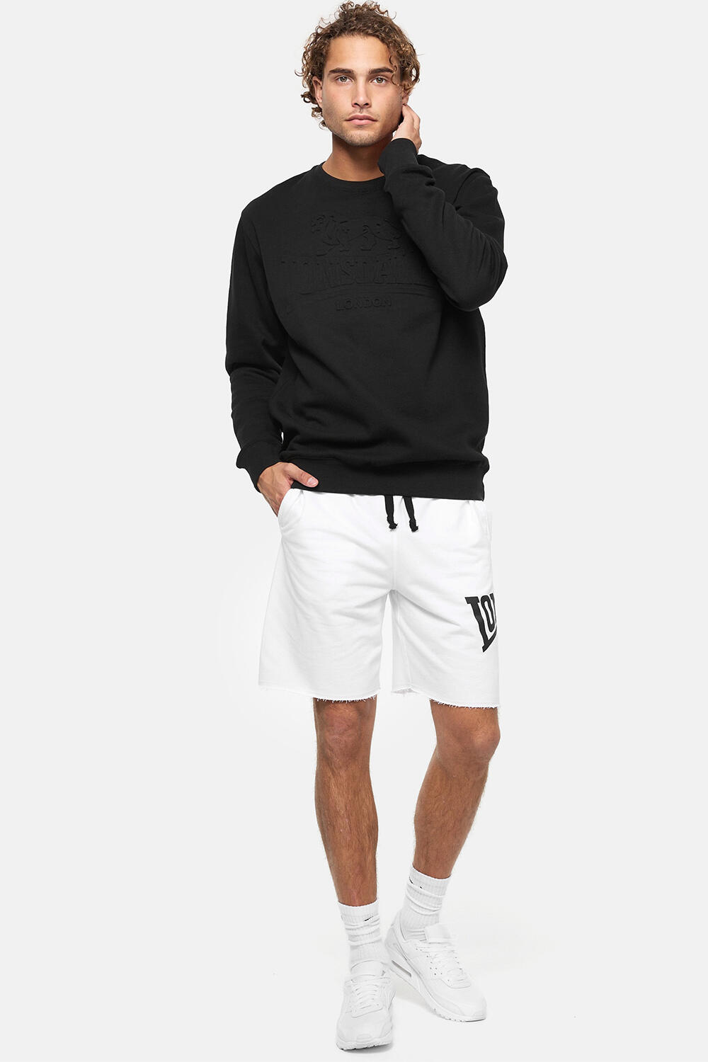 LONSDALE Herren Rundhals Sweatshirt normale Passform DUISKY 3/5