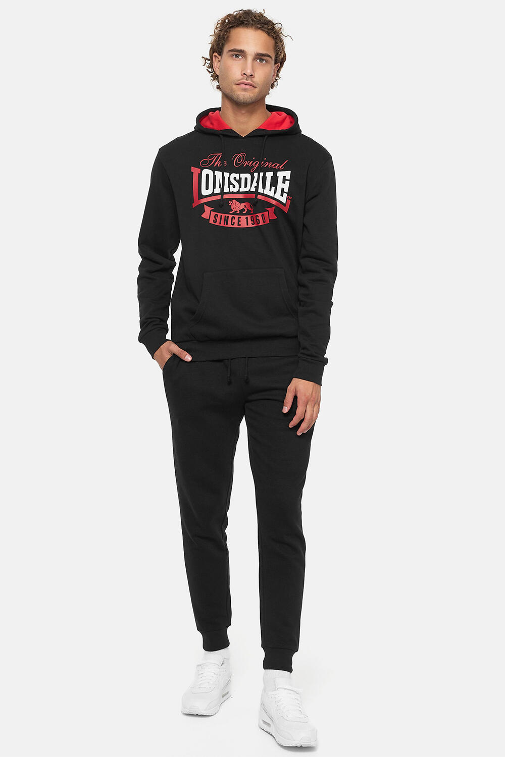 Hoodie Lonsdale Stotfield 4/4