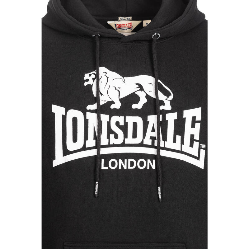 LONSDALE Herren Kapuzensweatshirt schmale Passform FREMINGTON