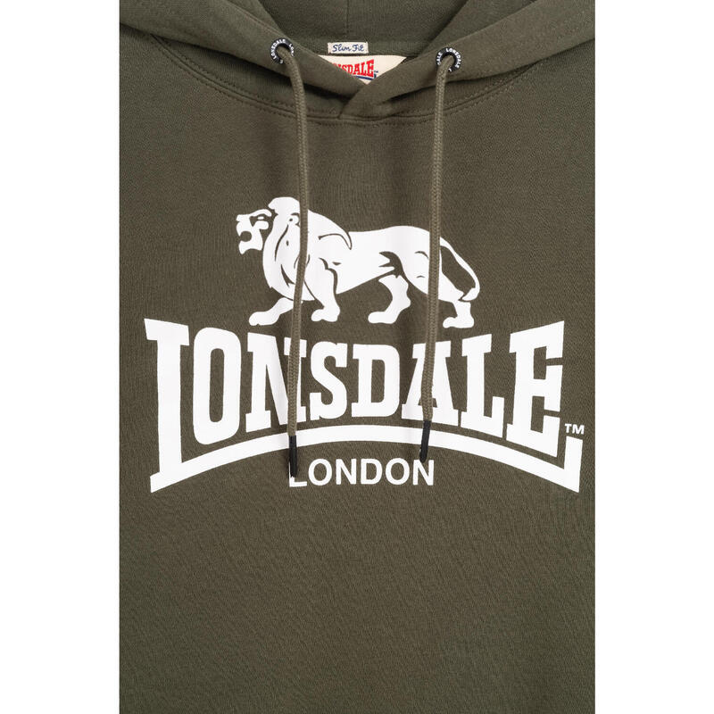 LONSDALE Herren Kapuzensweatshirt schmale Passform FREMINGTON