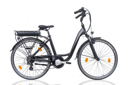 Le Bonheur AM 2.3, elektrische damesfiets, 28 inch, 7 sp, grijsL