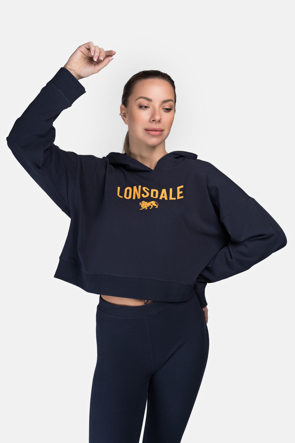 Sweatshirt à capuche femme Lonsdale Queenscliff 1/6