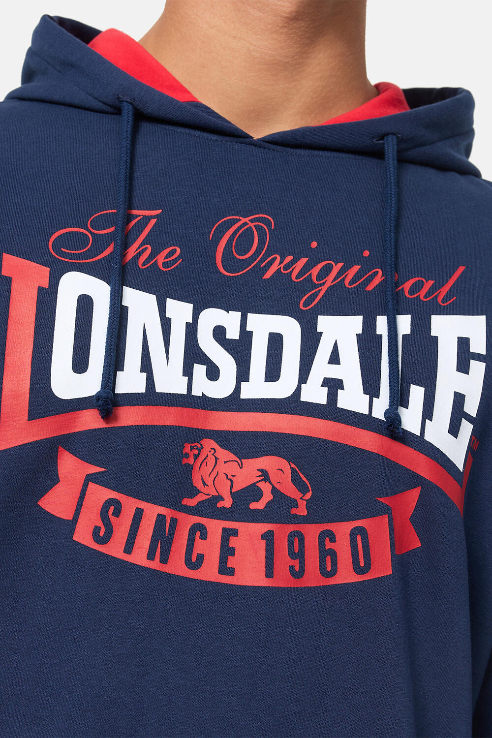 Sweatshirt à capuche Lonsdale Stotfield 3/4