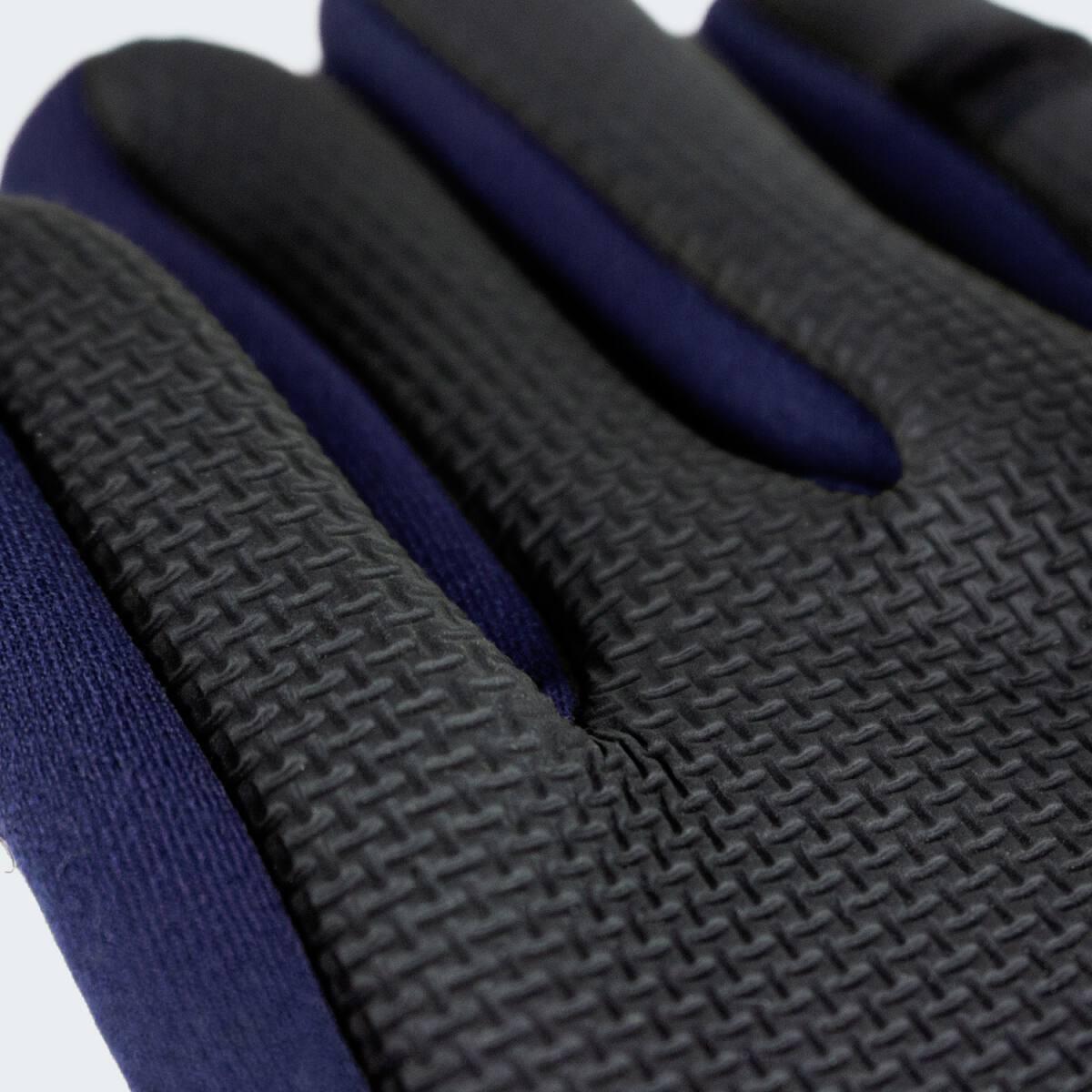 Gants de pêche néoprène 'spin' | Bouts de doigts pliables | Navy 3/5