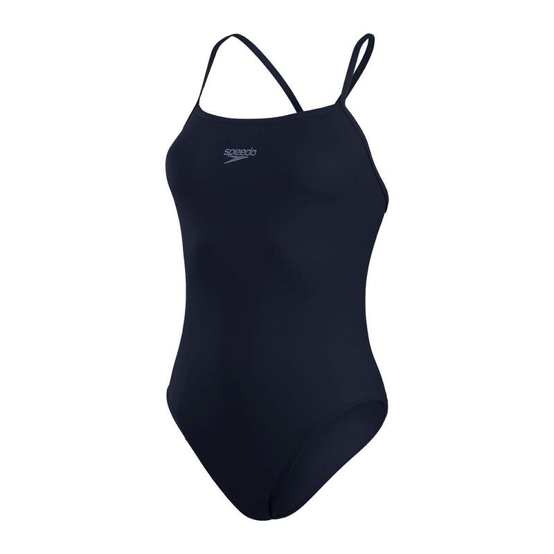 Speedo Maillot de Bain Femme Eco Endurance+ Bretelles Fines Marine Véritable