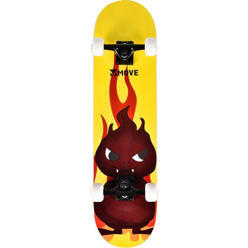 Move Skateboard 31" Fire en Geel