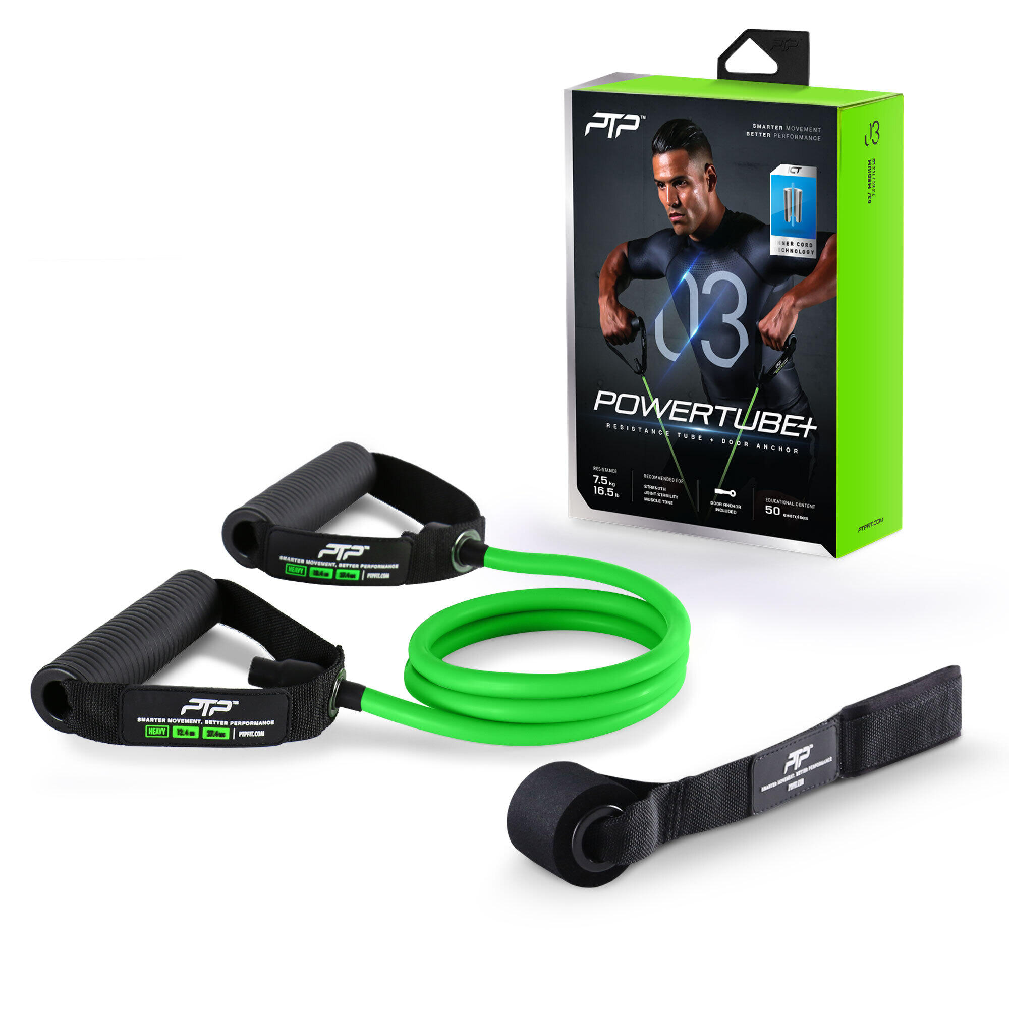 PTP PTP Resistance Tube + Tür Anker Set POWERTUBE+
