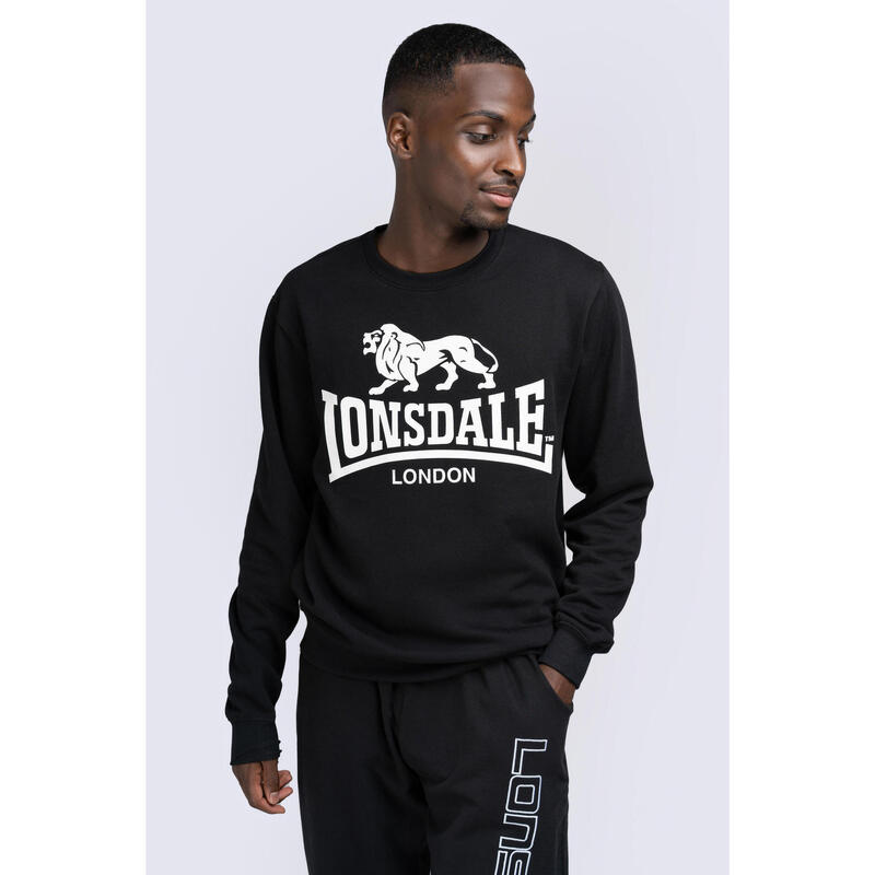 LONSDALE Herren Rundhals Sweatshirt schmale Passform GO SPORT