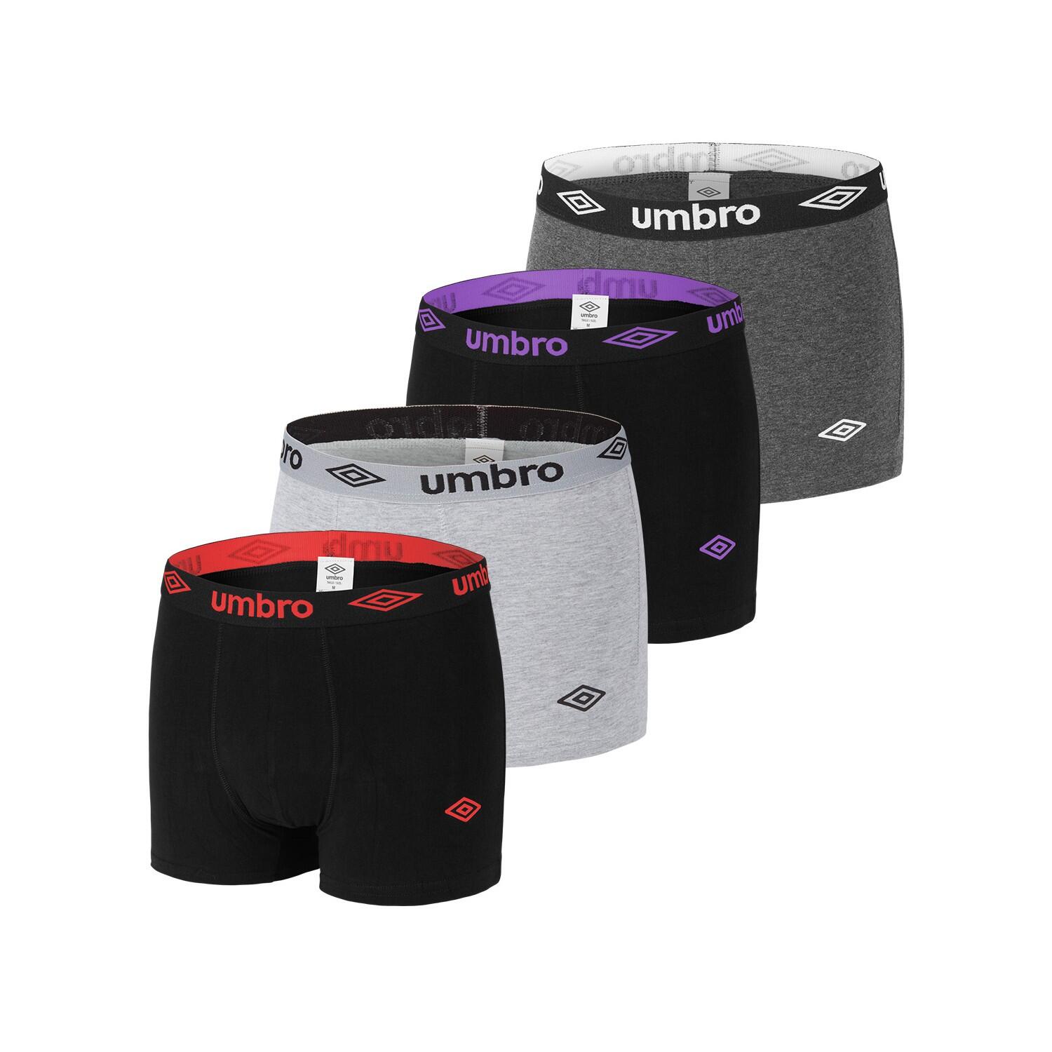 Lot De 4 Boxers Coton Homme Uni