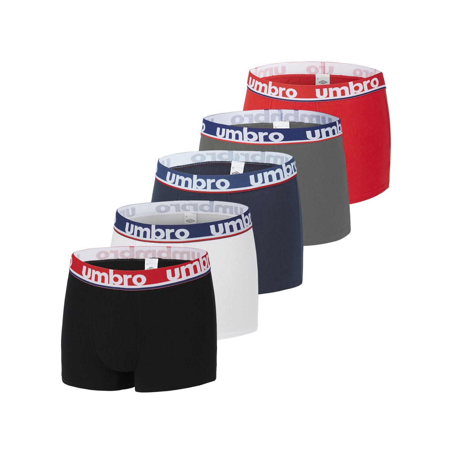 Lot De 5 Boxers Coton Homme Uni