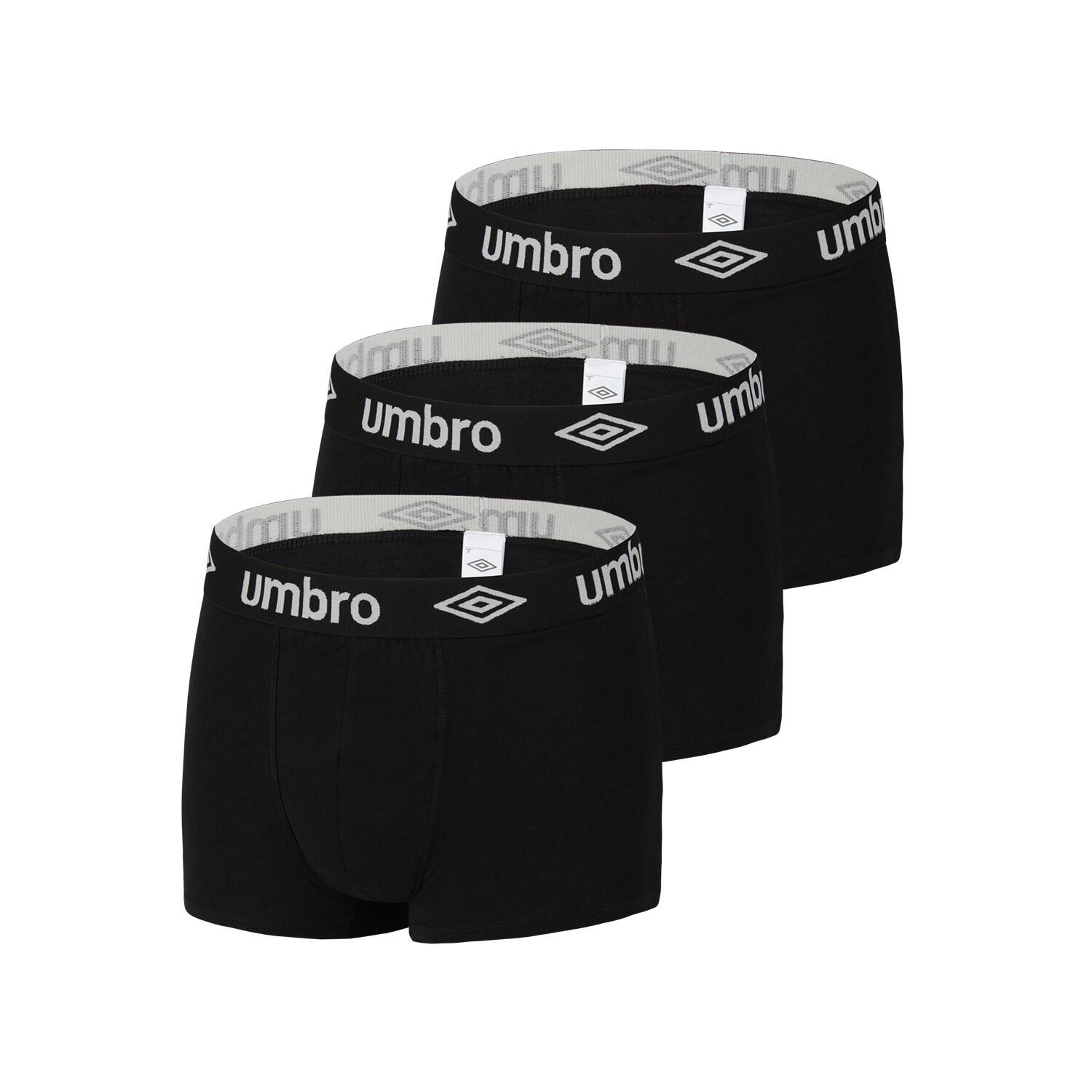 Lot De 3 Boxers Coton Uni Homme