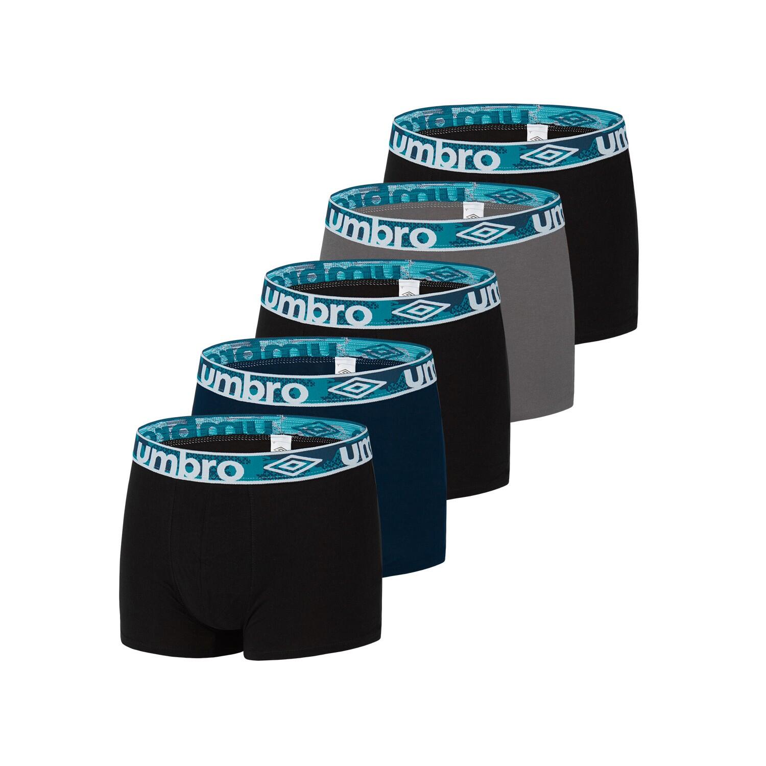 Lot De 5 Boxers Coton Homme Uni