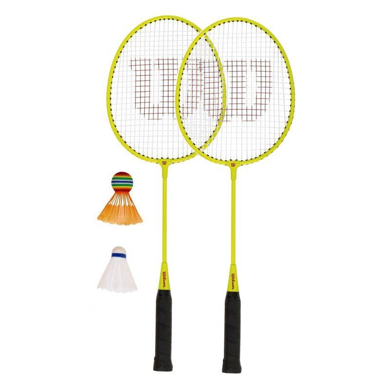 Wilson 2 Player Junior Badminton Set with Carrybag and Shuttles 2/4