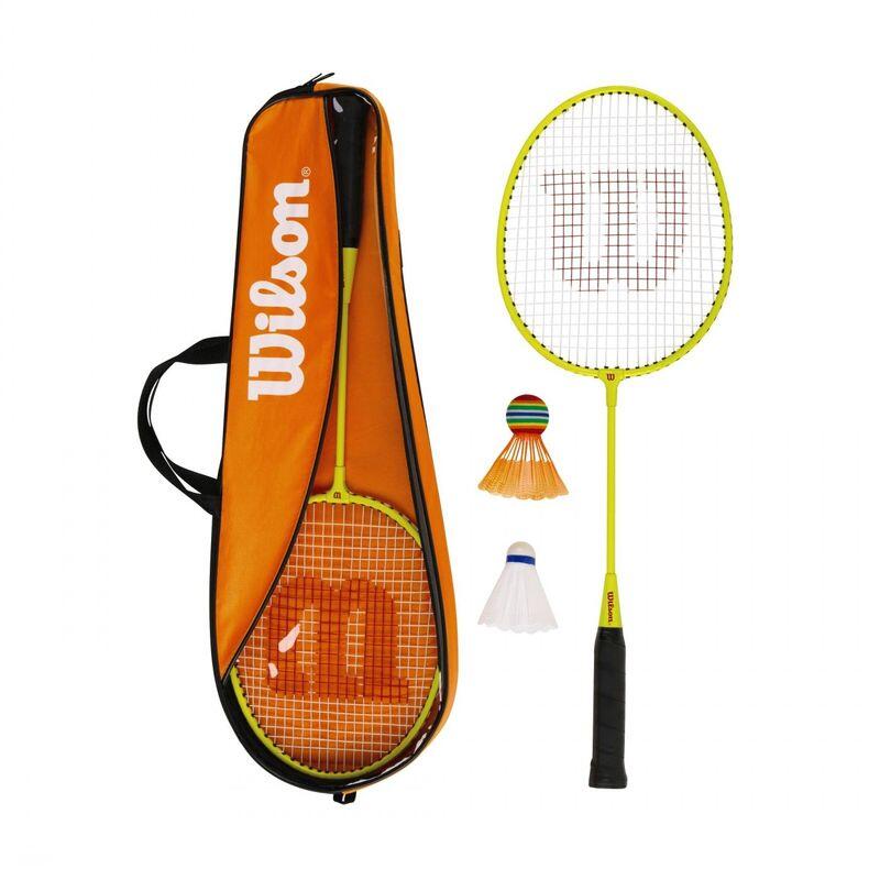 Wilson 2 Player Junior Badminton Set with Carrybag and Shuttles 1/4