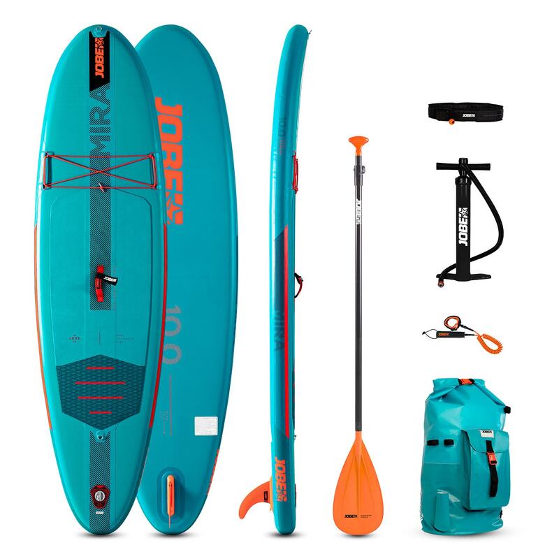 Prancha de Stand Up Paddle insuflável Jobe Mira 10,0 , 305 x 81,3 x 12 cm