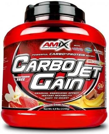 Amix CarboJet Gain 2,25 kg Proteínas Hidratos de Carbono y WPC