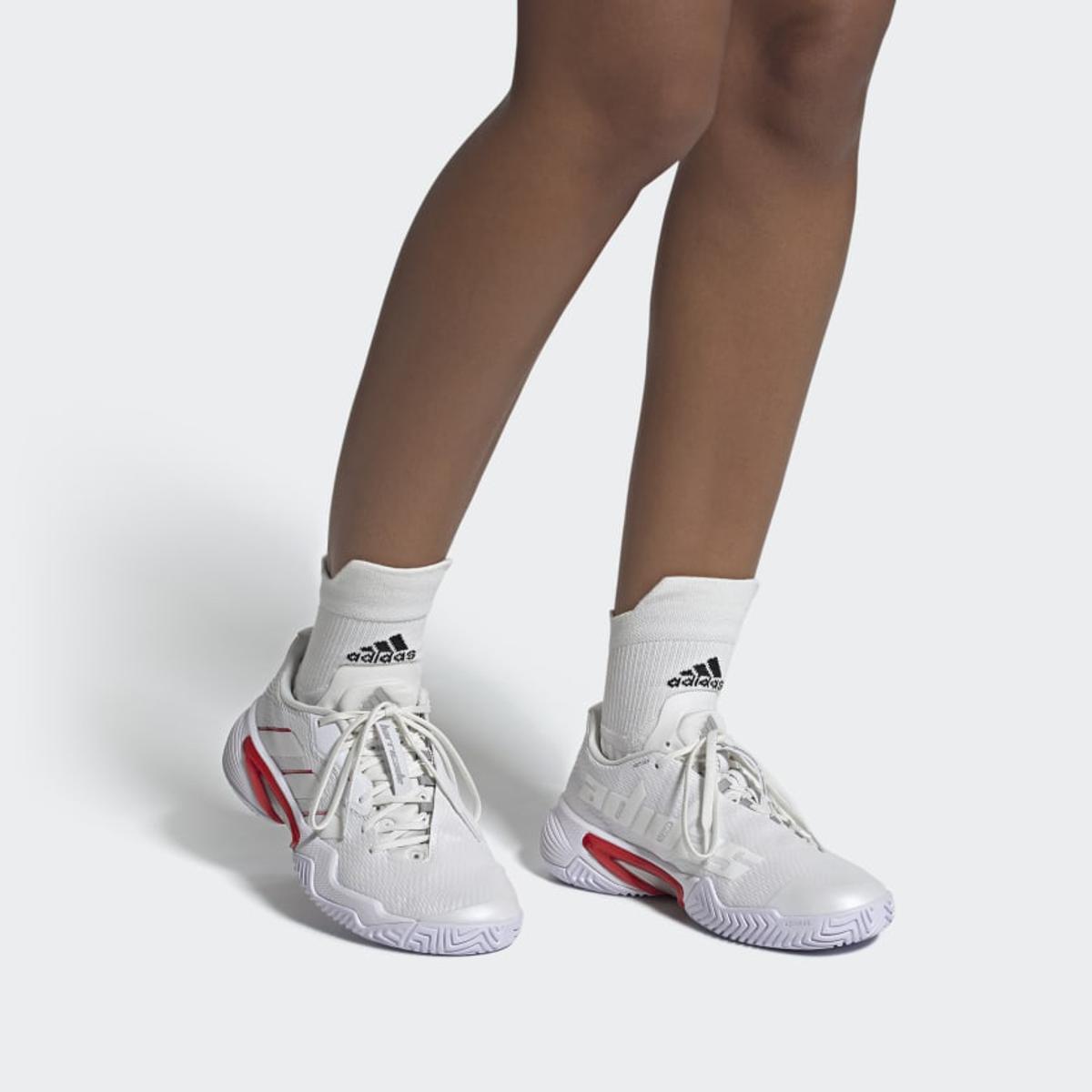 Zapatillas de tenis Mujer Adidas Barricade Blanco 3/15