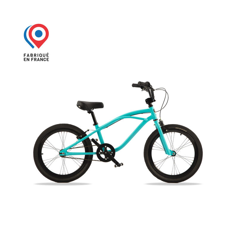 VÉLO ENFANT JUNIOR STYLE BMX - BLEU LAGON