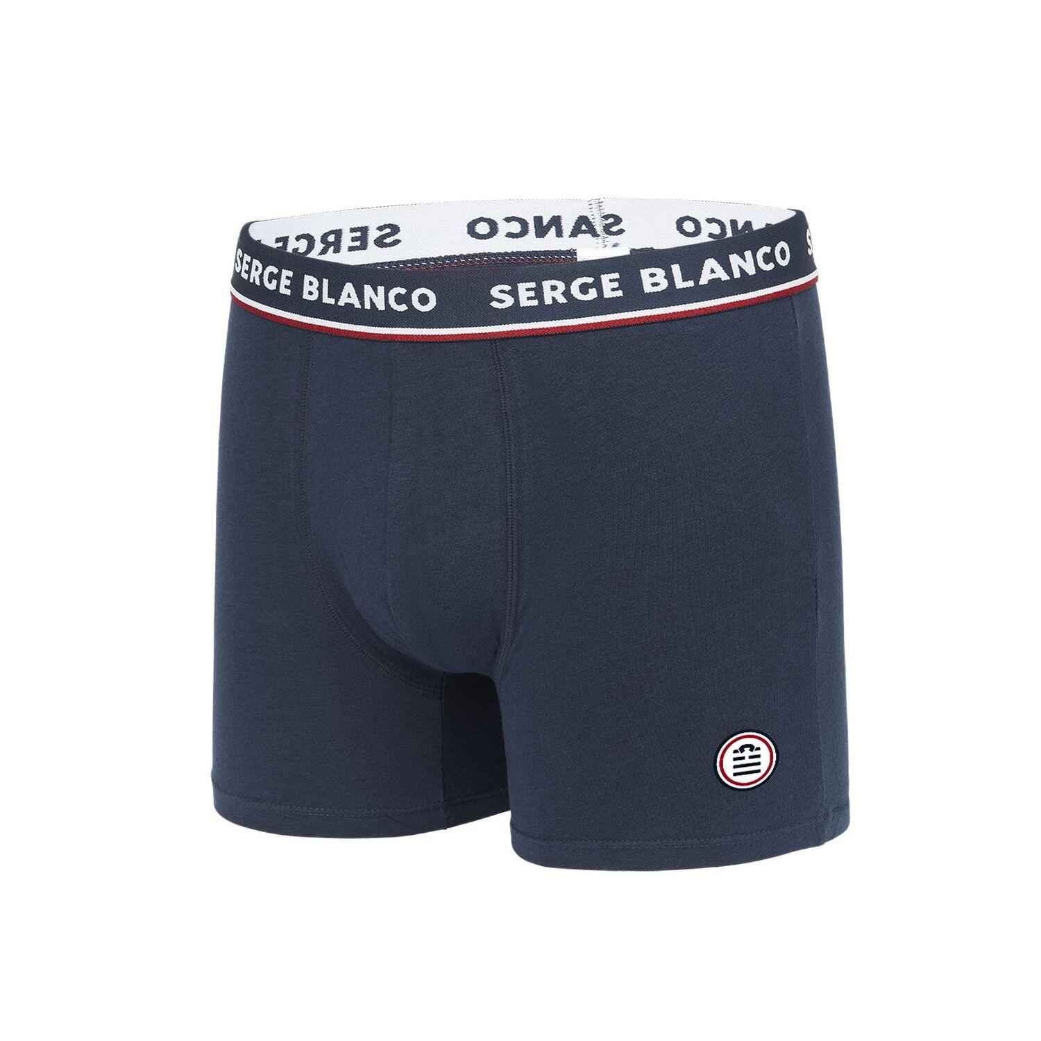 Lot de 4 Boxers Serge Blanco coton homme French 2/5