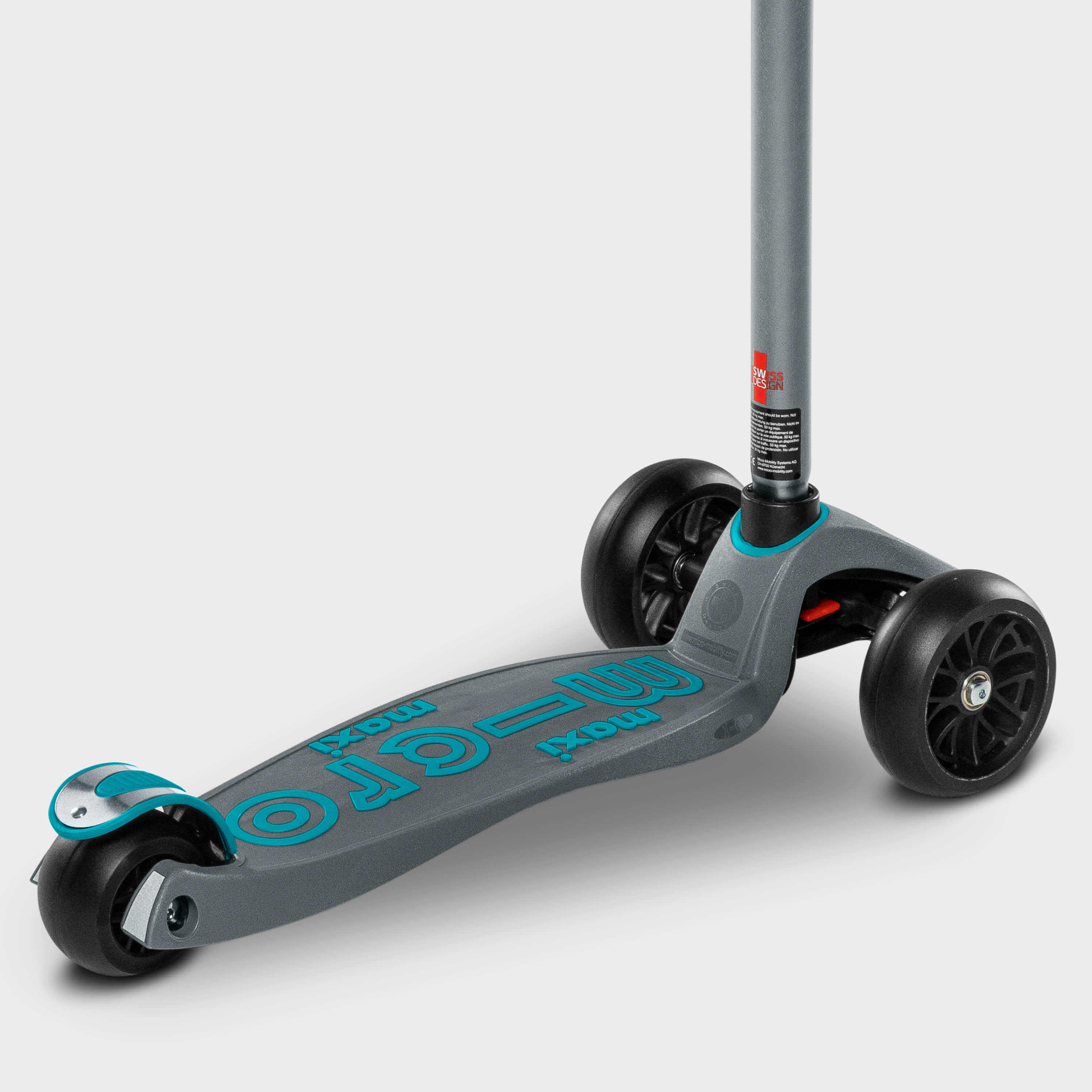 Maxi Scooter - Sporty Pro: Grey/Aqua 5/7