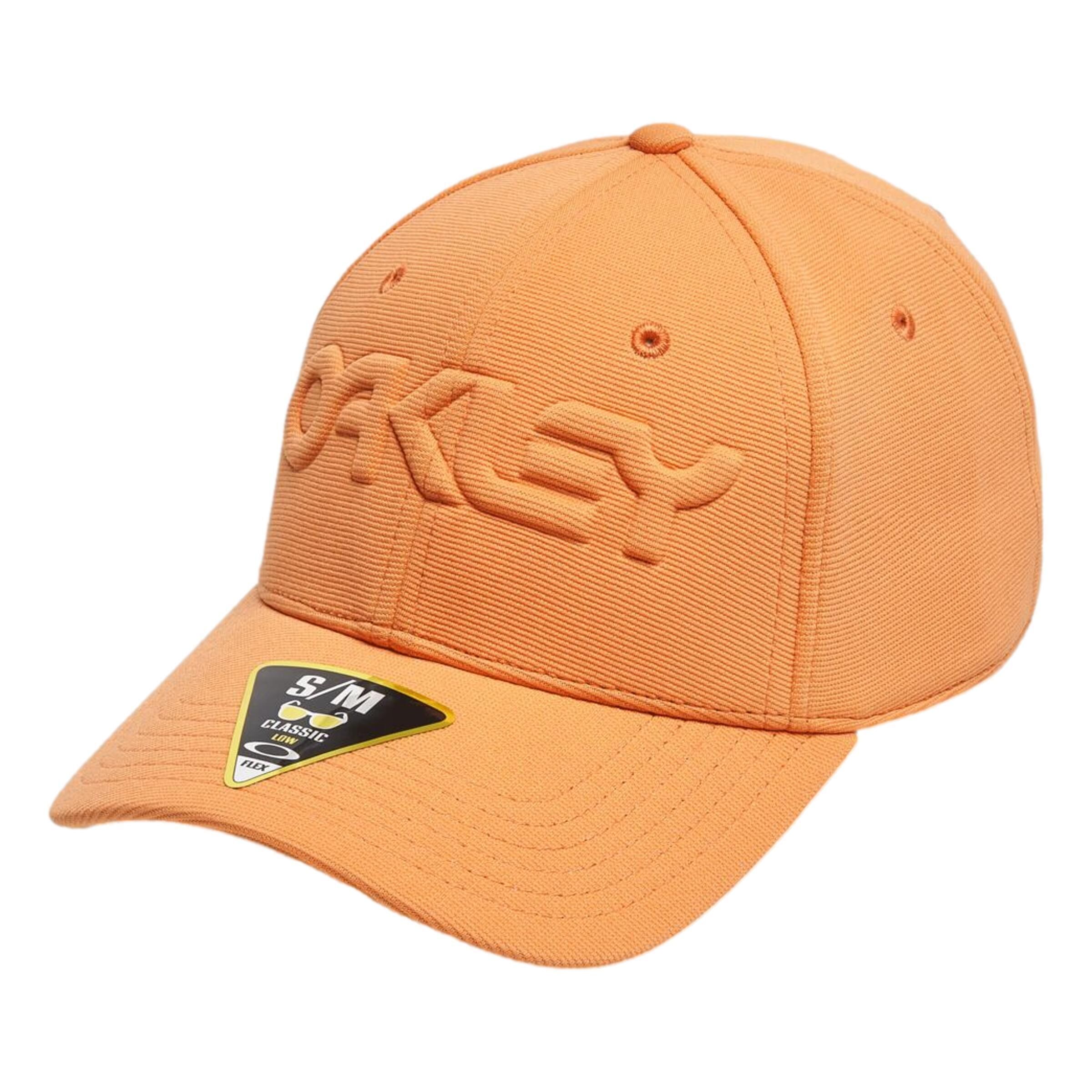 OAKLEY Oakley 6 Panel Stretch Hat Embossed Soft Orange