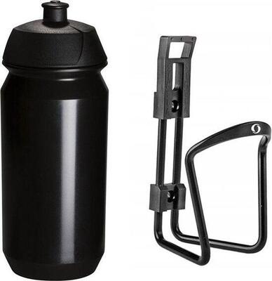 Bidonhouder met bidon tacx 500cc - zwart - aluminium