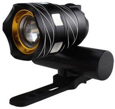 Faro anteriore per bicicletta - 450 lumen - Nero