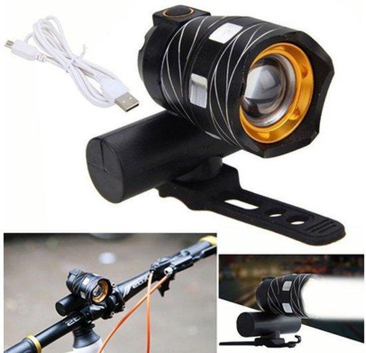 Juego de luces para bicicleta de 450/120 lúmenes, recargable por USB 4/5