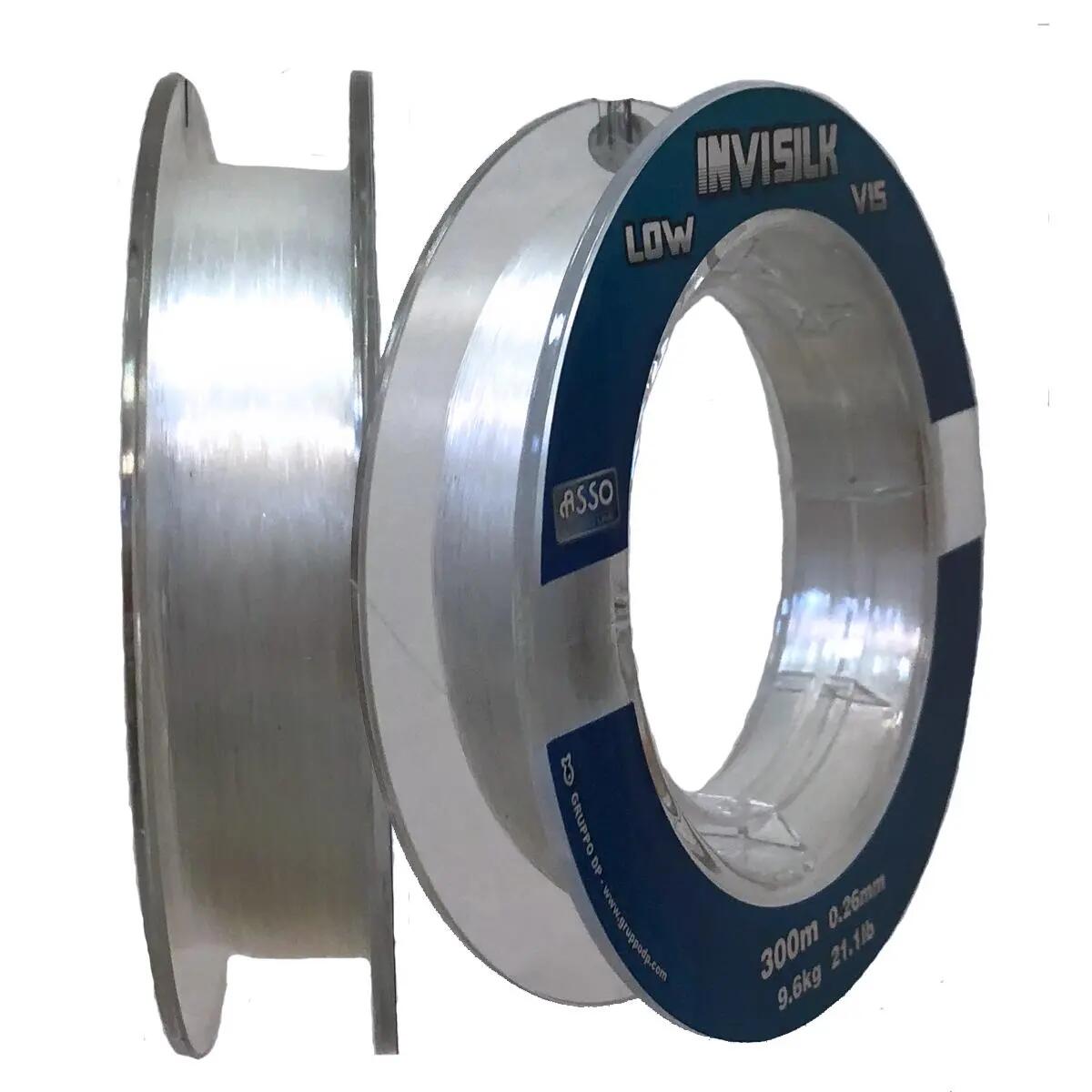 ASSO INVISILK LOW VIS 300M 0,20mm 2/2