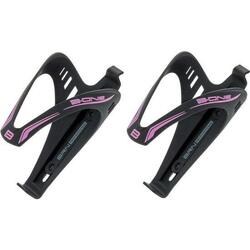 2x Bidonhouder - Zwart Roze - Mountainbike Racefiets bidonhouders