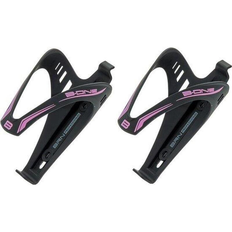 2x Porte-bidon - Noir Rose - VTT Porte-bidon vélo de course