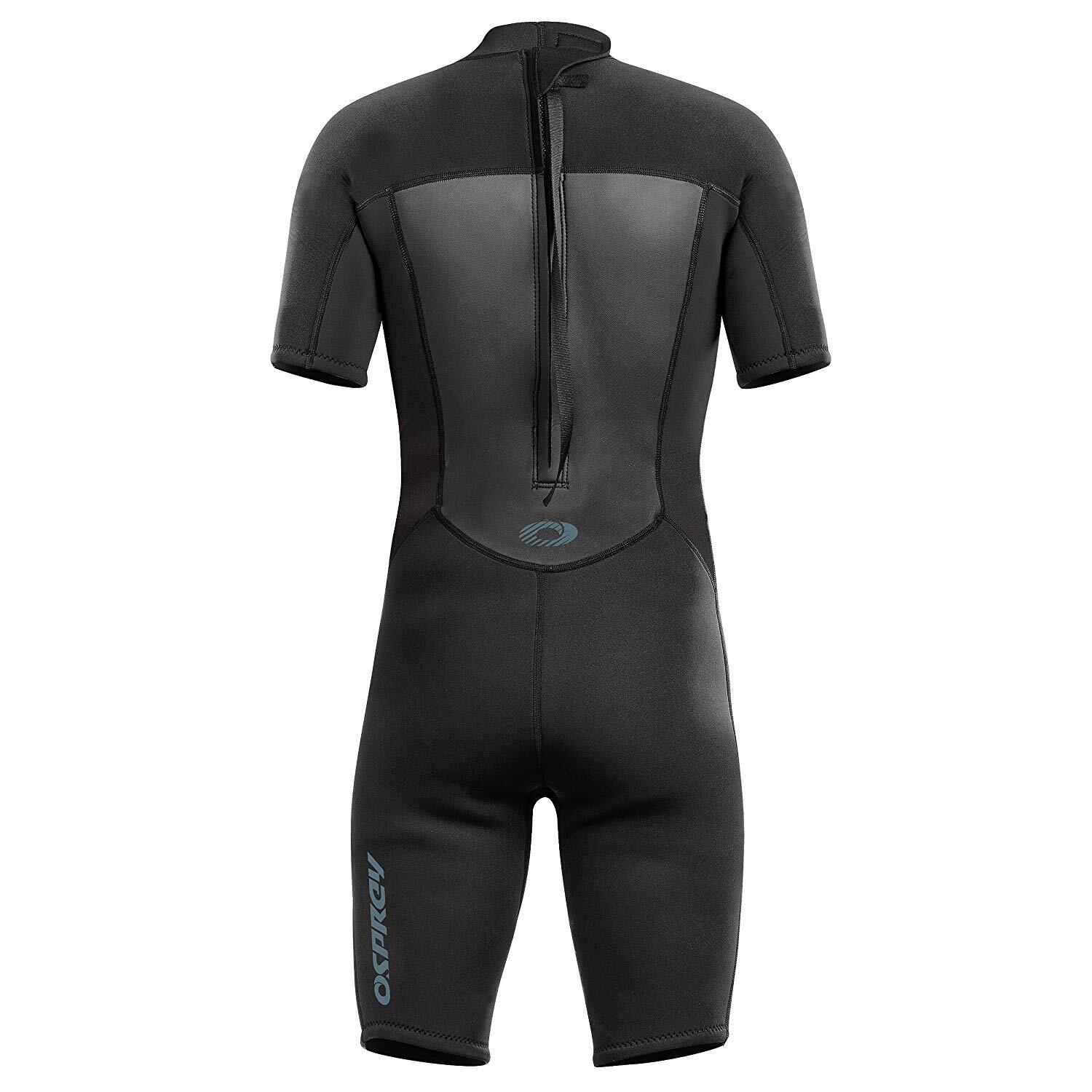 Osprey Origin Mens 3/2mm Shorty Wetsuit Black 3/6