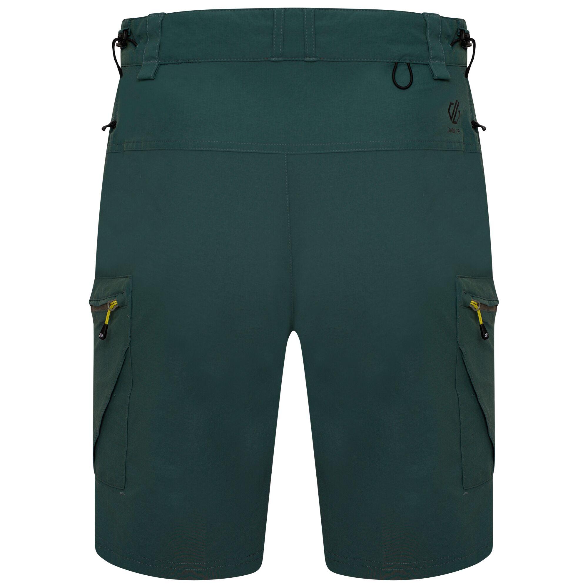 Mens Tuned In II Multi Pocket Walking Shorts (Fern Green) 2/5